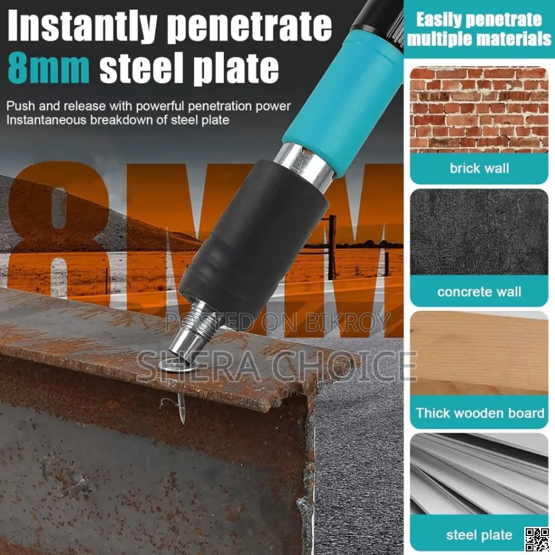 101-in-1 Manual Steel Nail Gun Set – Work faster and smarter now!