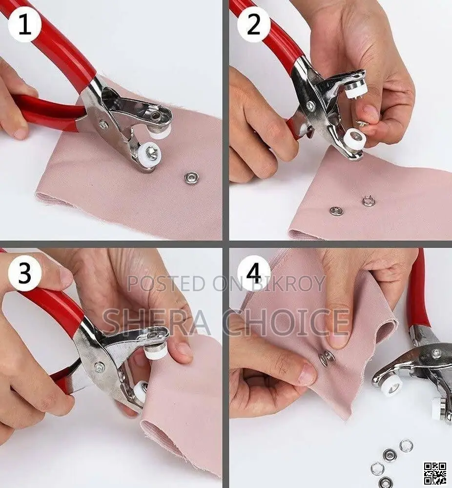 Tich Button Machine, Snap Button Kit