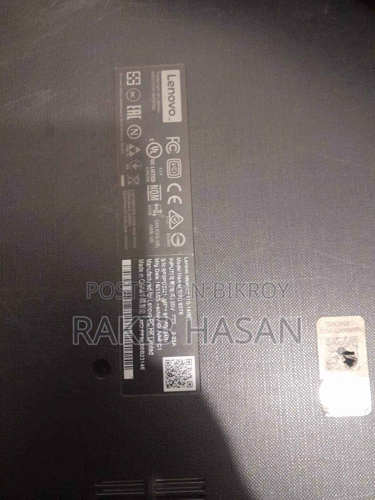 Laptop Lenovo IdeaPad 110 4GB Intel Celeron HDD+SSD 1T