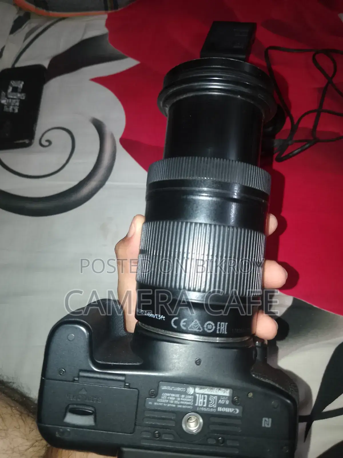 Canon 750d With 18/135mm Lens