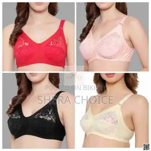 4 Color Soft Net Bra Set (4 Pcs) – Comfort Confidence Everyday Wear