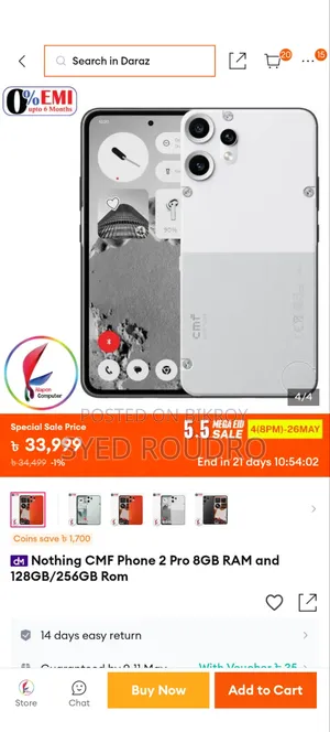 Nothing Phone CMF Phone 2 Pro 128 GB White