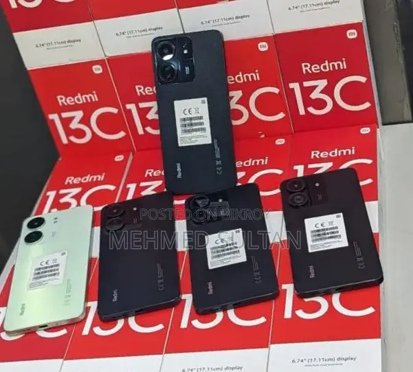 New Xiaomi Redmi 13C 256 GB Black