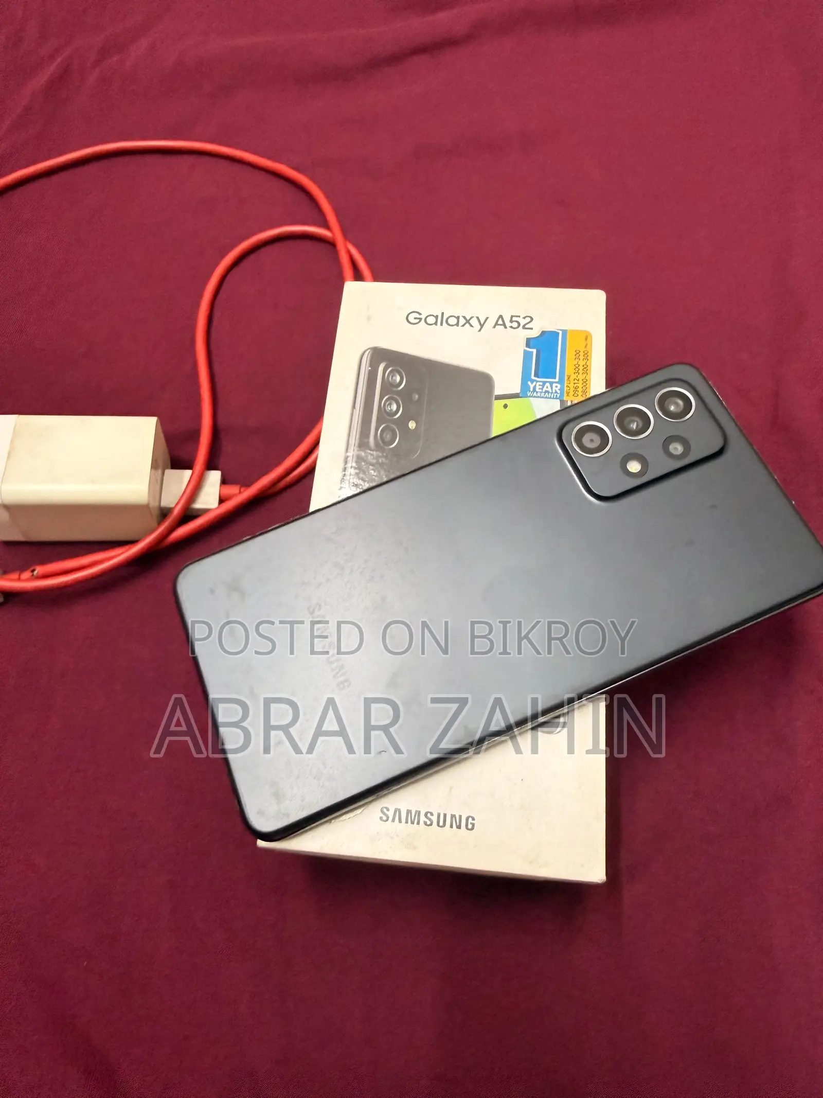 Samsung Galaxy A52 128 GB Black