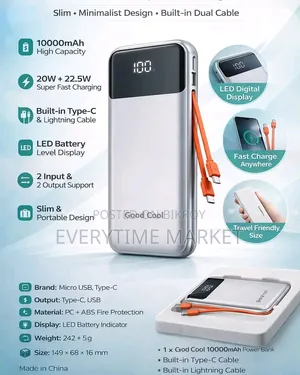 Good Cool D106 Power Bank 10000mah