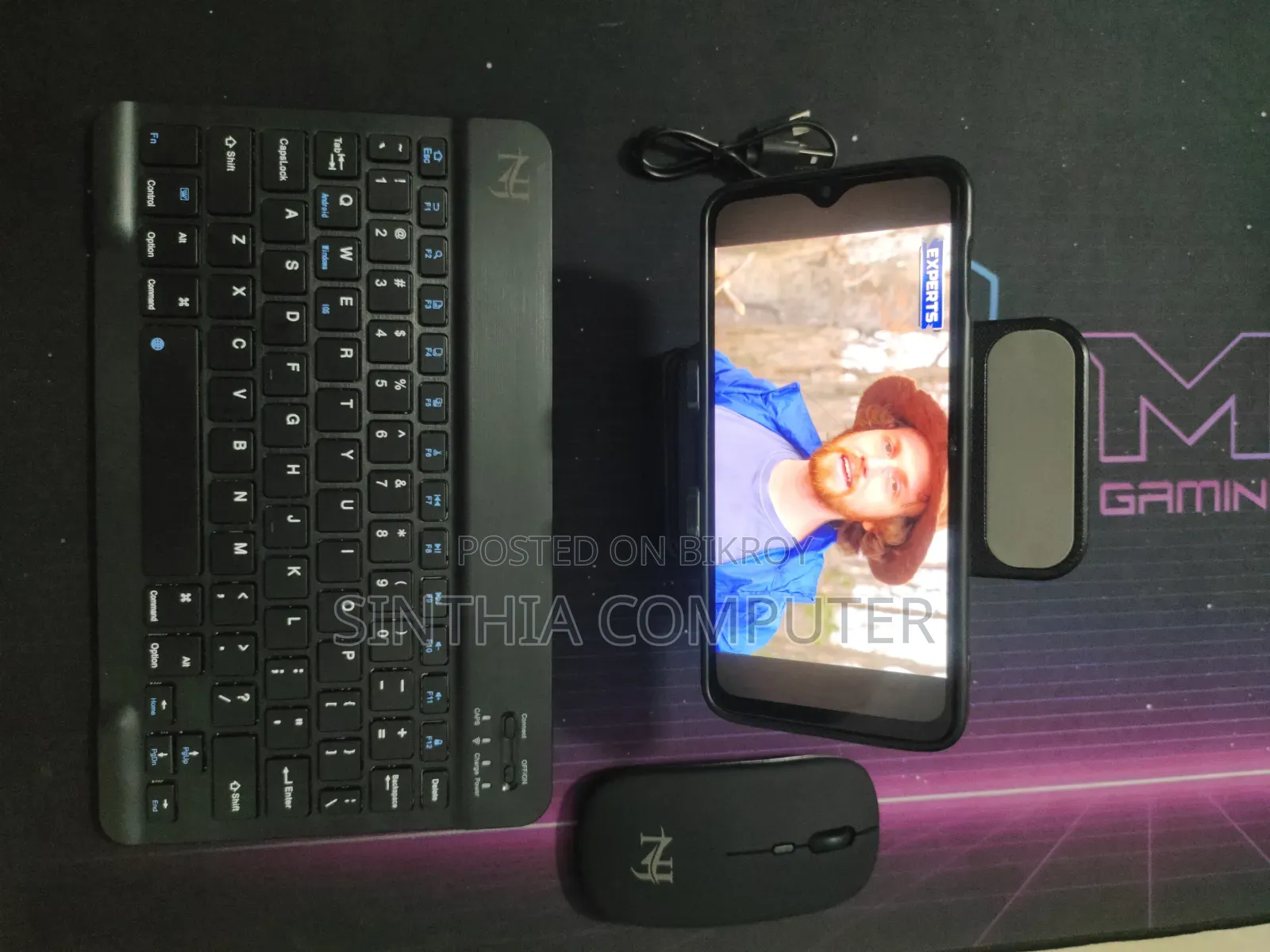 Bluetooth Combo | Mouse | Keyboard | Phone Stand and Speaker for Phone