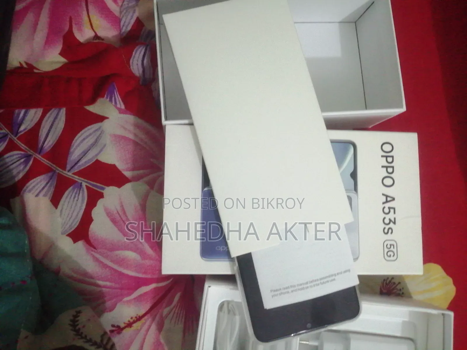 নতুন Oppo A53S 5G ১২৮ জিবি ব্লু