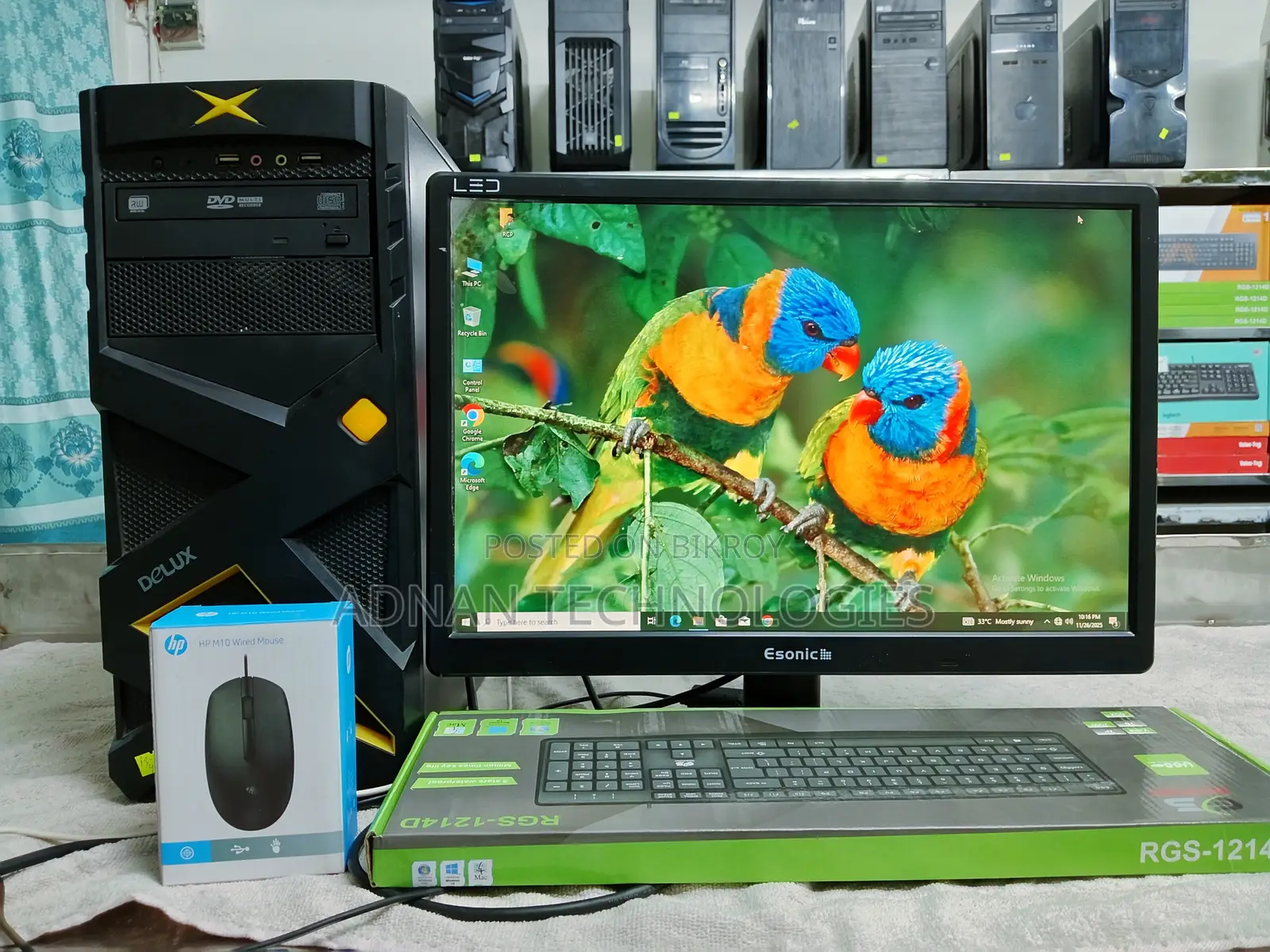 Desktop Computer 4GB Intel Core I3 HDD 500GB
