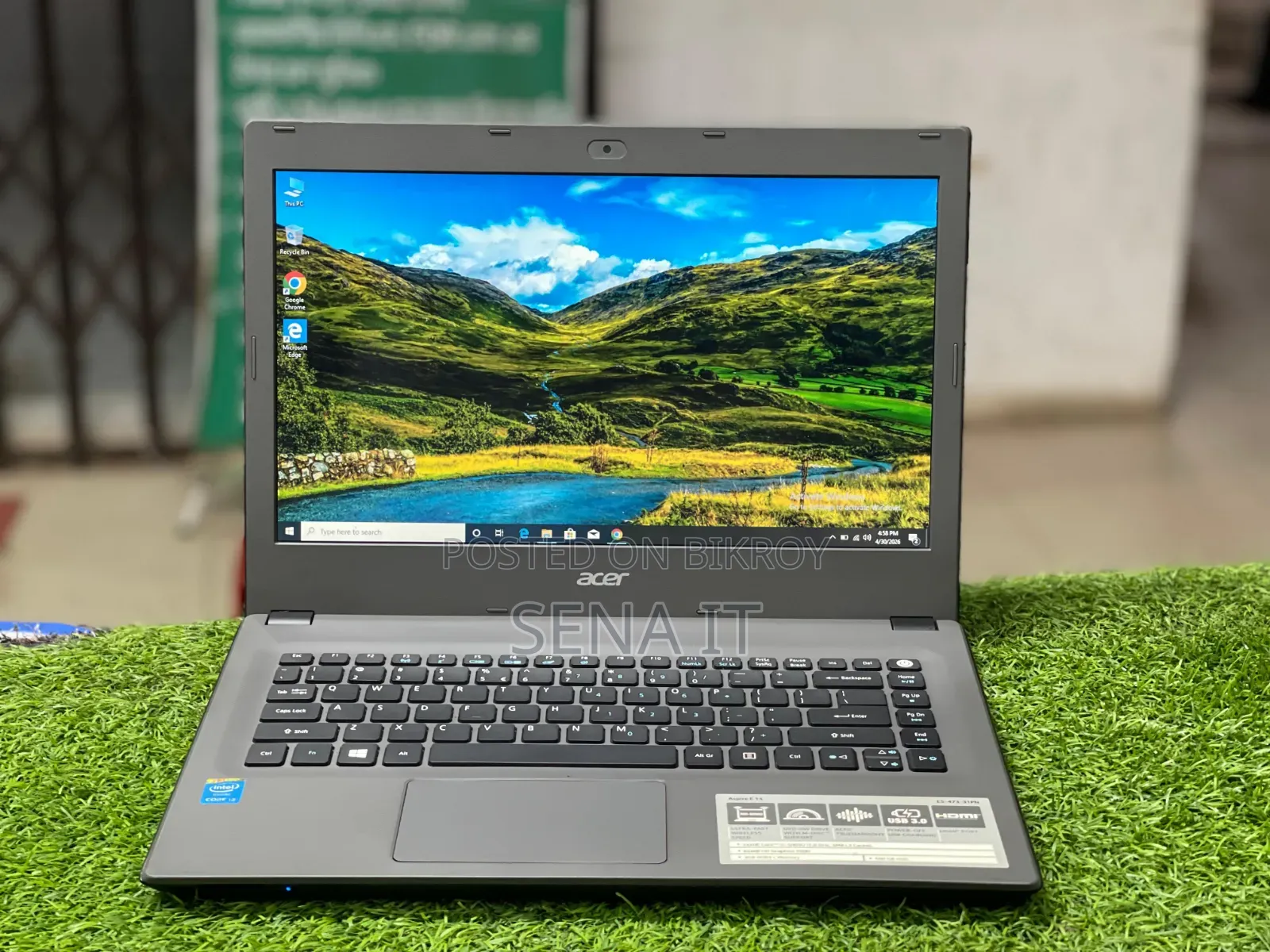 Laptop Acer Aspire E5-471 8GB Intel Core I3 SSD 128GB