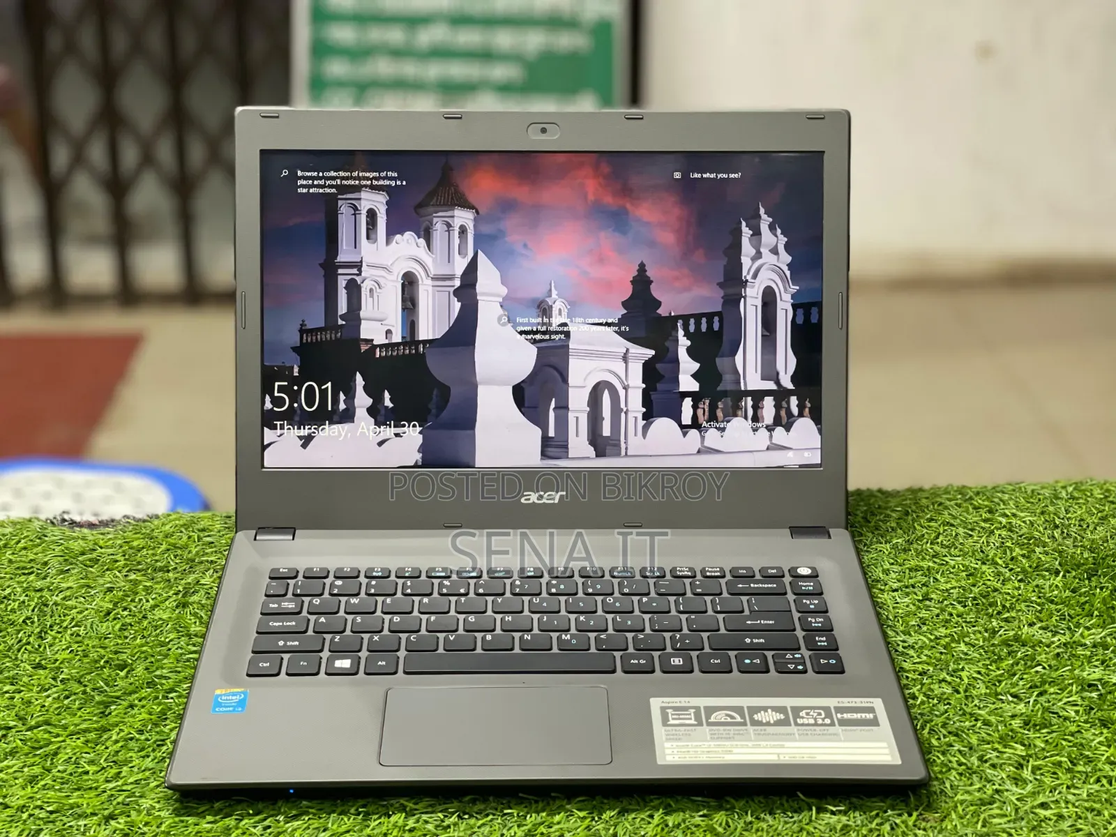 Laptop Acer Aspire E5-471 8GB Intel Core I3 SSD 128GB