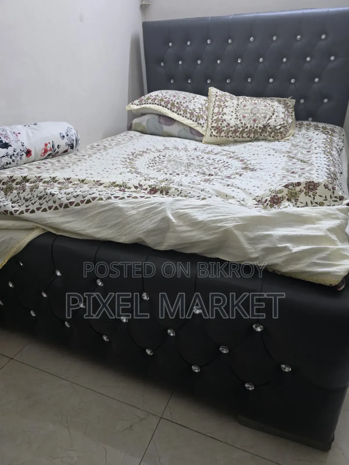 Leather Semi Double Bed