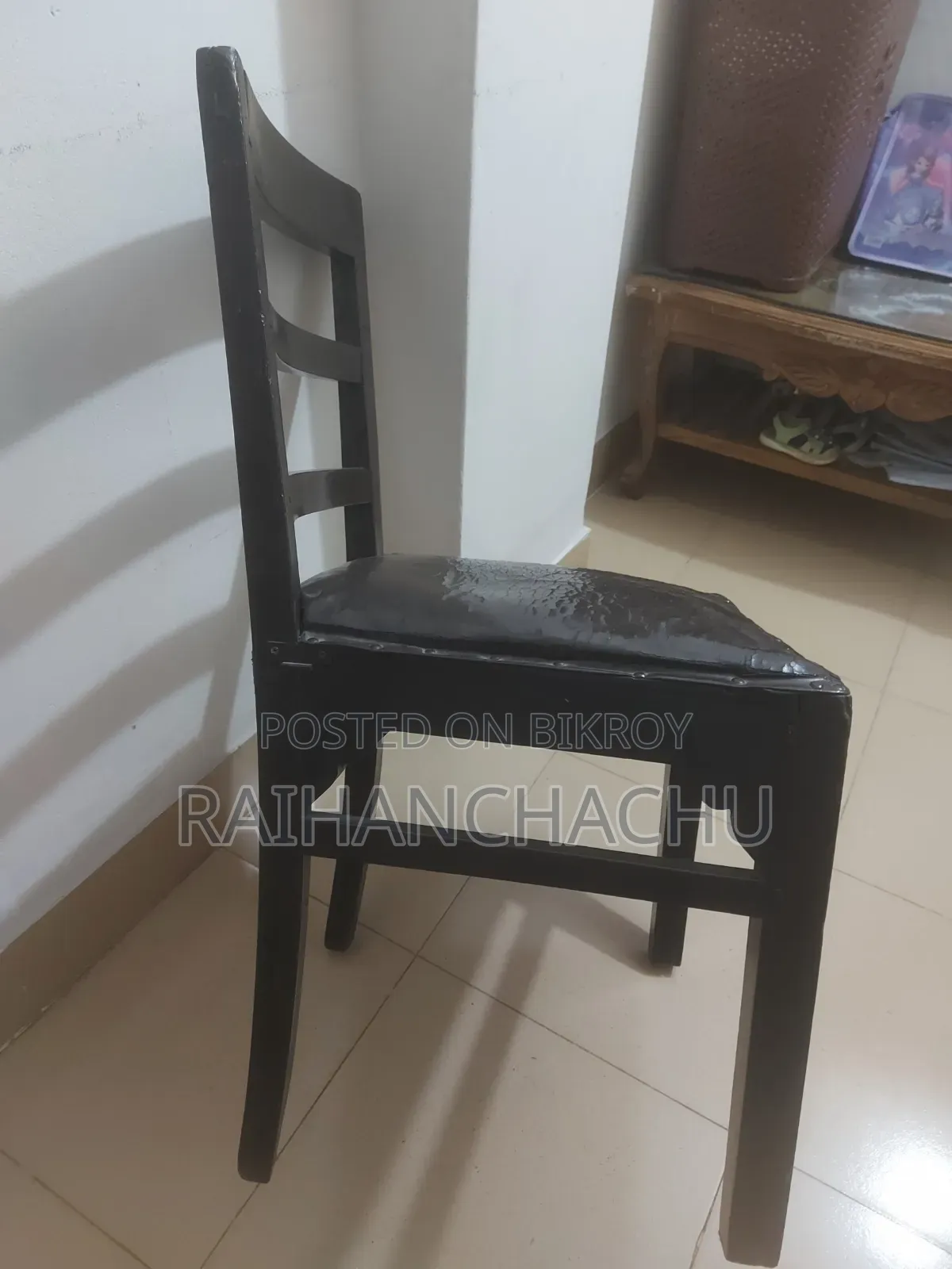 Three Wooden Chairs