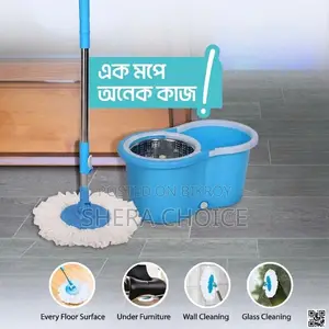 Magic Spin Mop 360° Rotating Pole Bucket