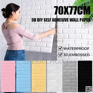 3D Brick Wall Sticker (Waterproof Self-Adhesive Wallpaper)