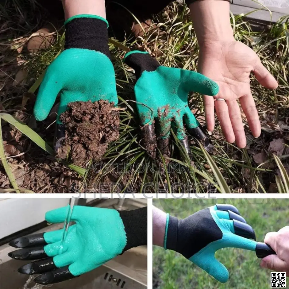 Garden Gloves With Claws - Keep Hands Safe, Make Gardening Fast and Easy
