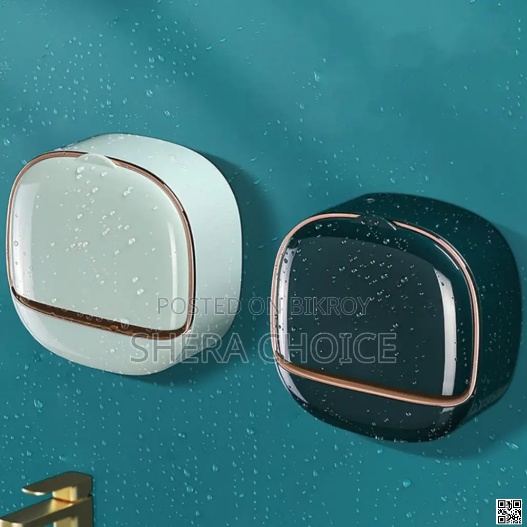 Wall Mounted Soap Holder With Drip Tray