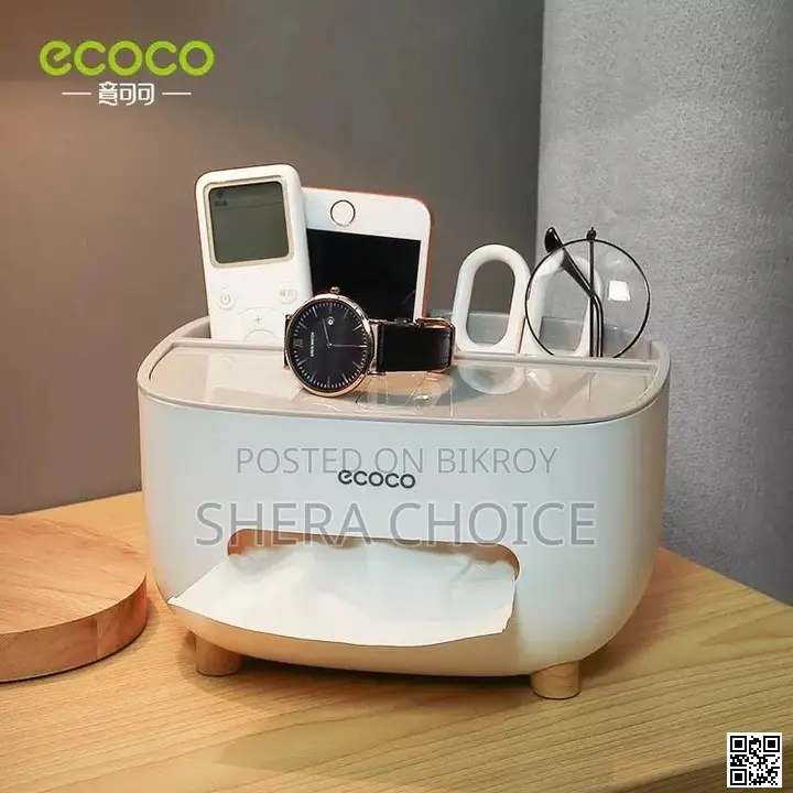 Ecoco Multifunctional Tissue Storage Box