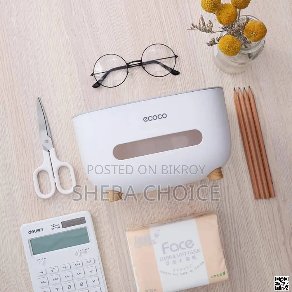 Ecoco Multifunctional Tissue Storage Box