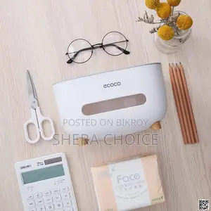 Ecoco Multifunctional Tissue Storage Box