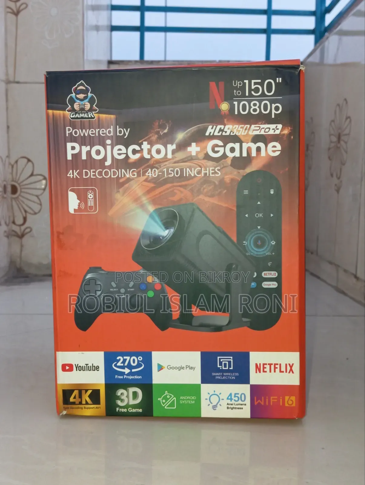 Hcs350 Pro+ (Smart Android Projector)