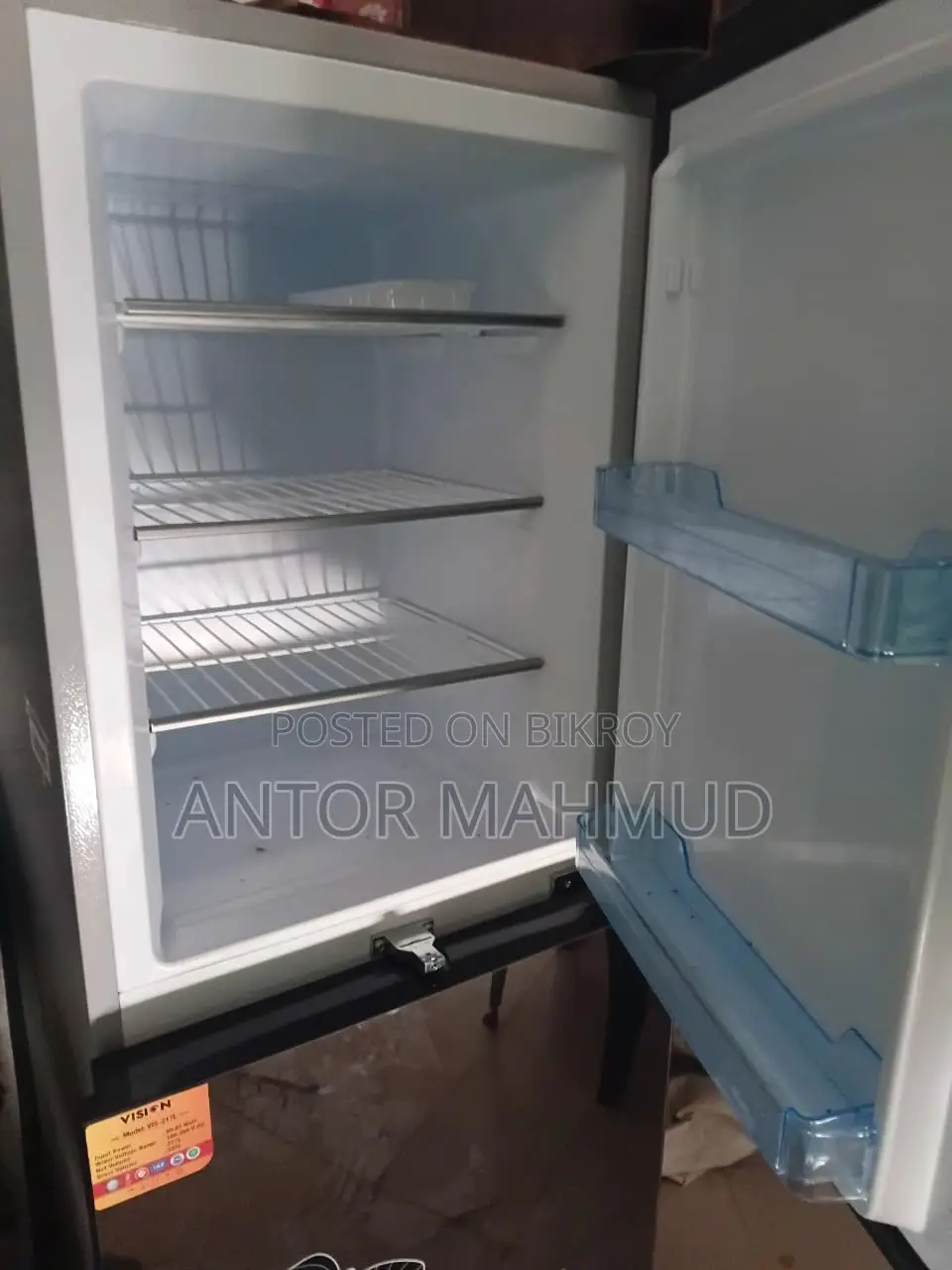 Vision Glass Door Top Mount Refrigerator Re-217