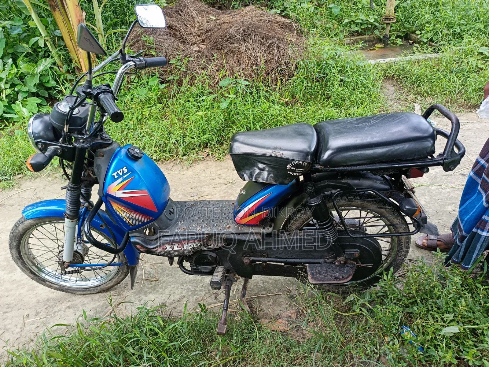 TVS XL 100 2018 Blue