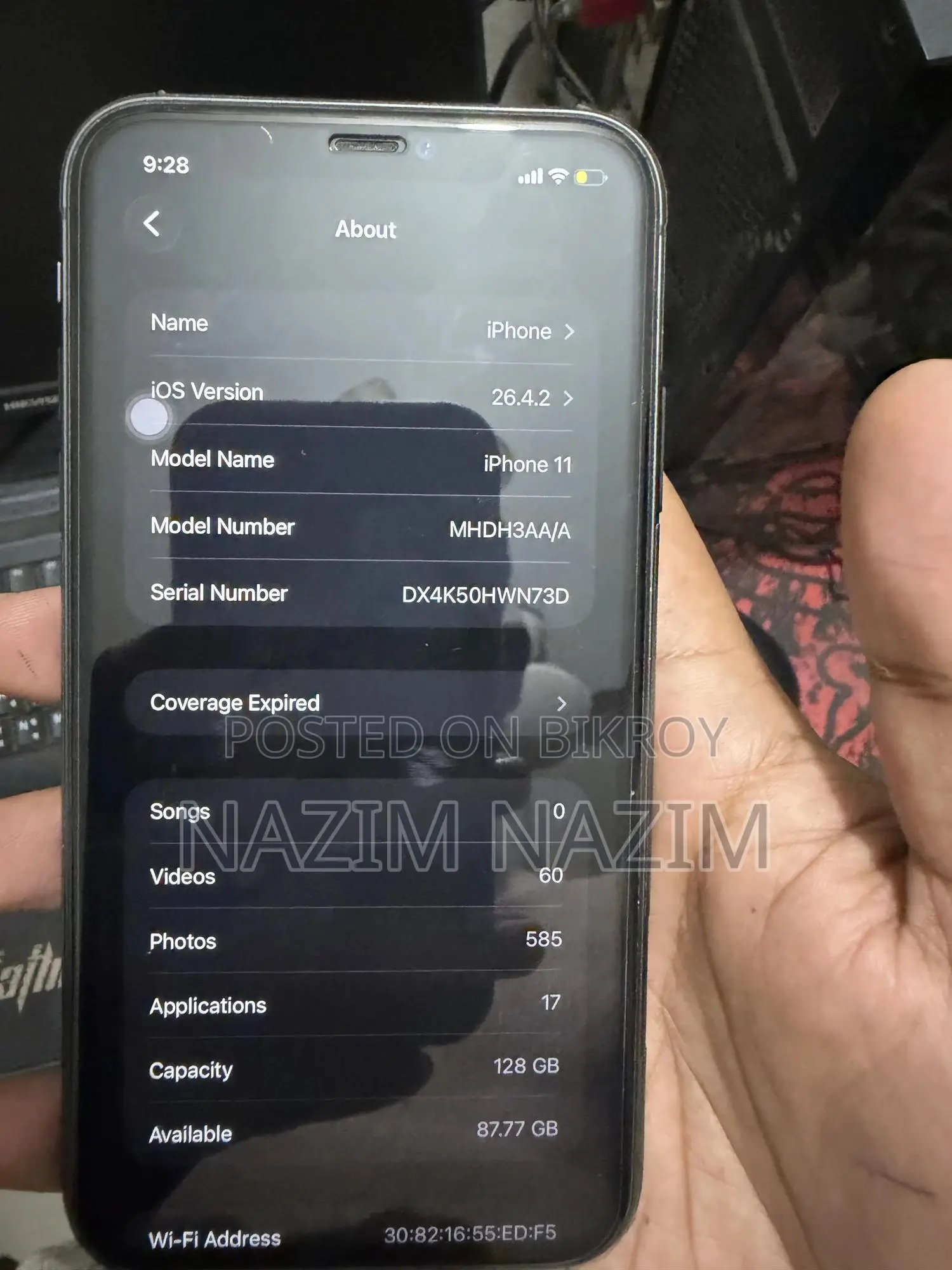 Apple iPhone 11 128 GB Black
