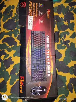 Pc Power RGB Keyboard Mouse Combo
