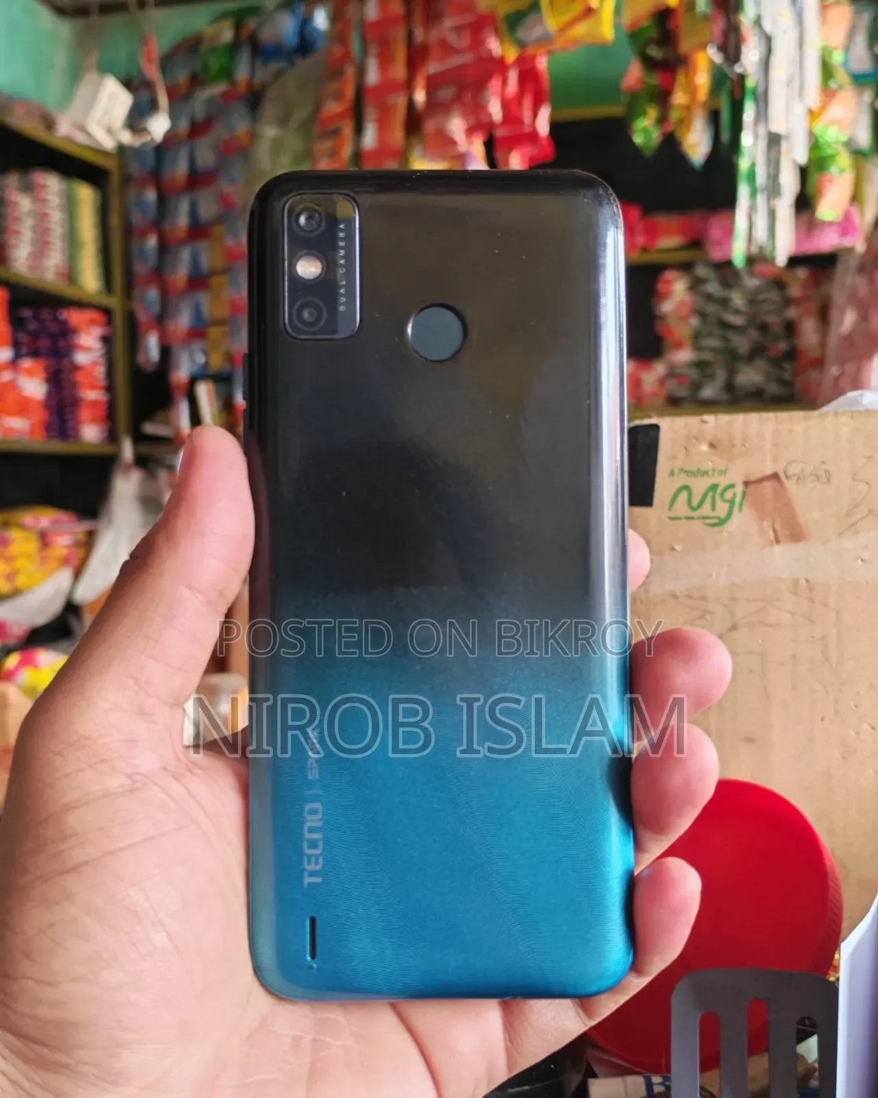 Tecno Spark 6.0 64 GB Blue