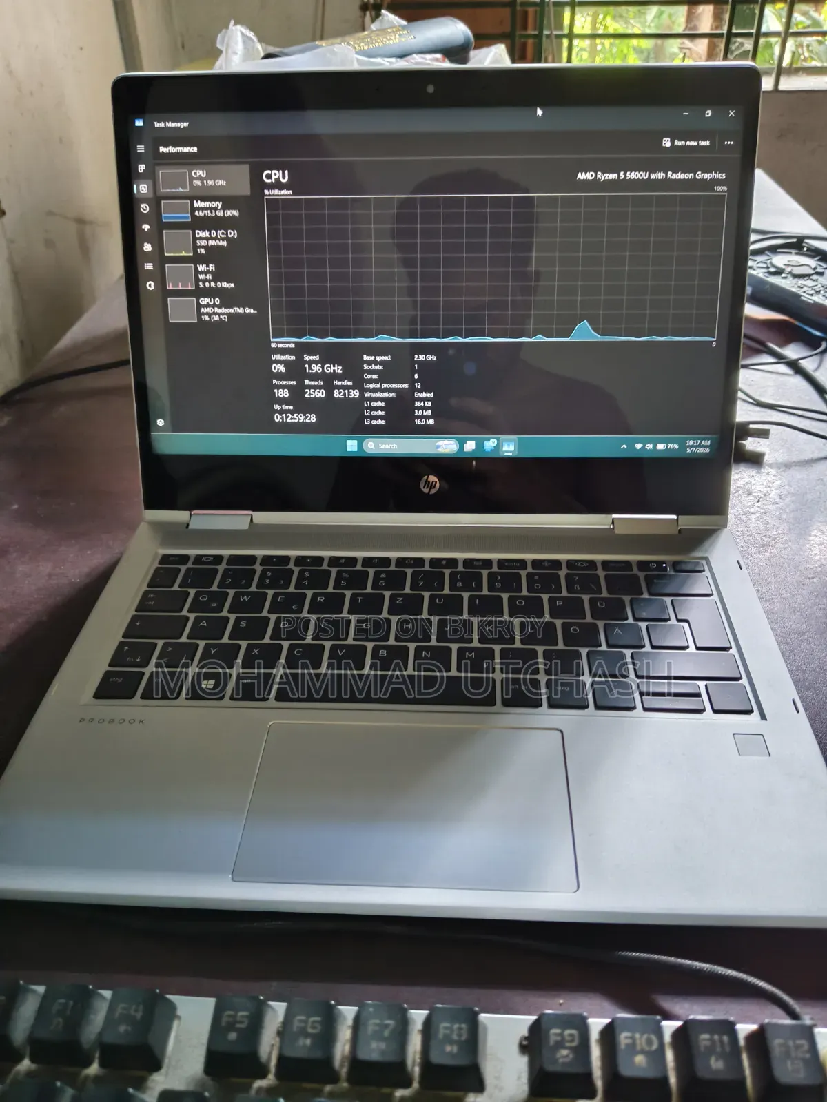 Laptop HP ProBook X360 435 G8 16GB AMD Ryzen 5 SSD 256GB