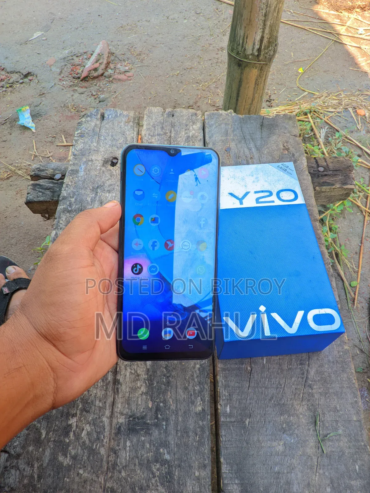 Vivo Y20 64 GB Blue