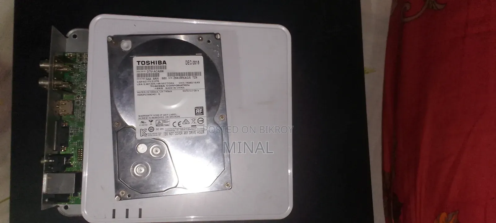 4 Port DVR Hik Vision and 2 TB Hard Disc