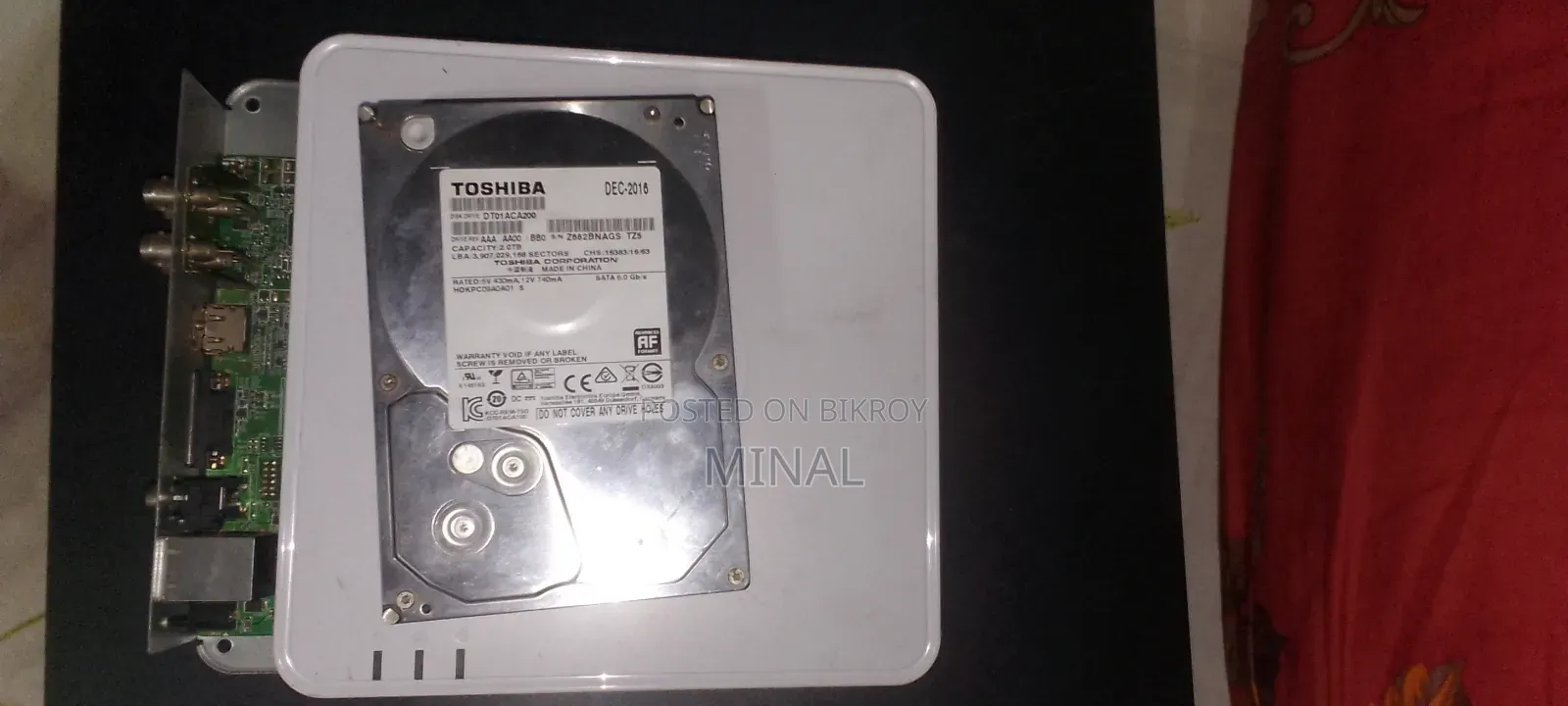 4 Port DVR Hik Vision and 2 TB Hard Disc