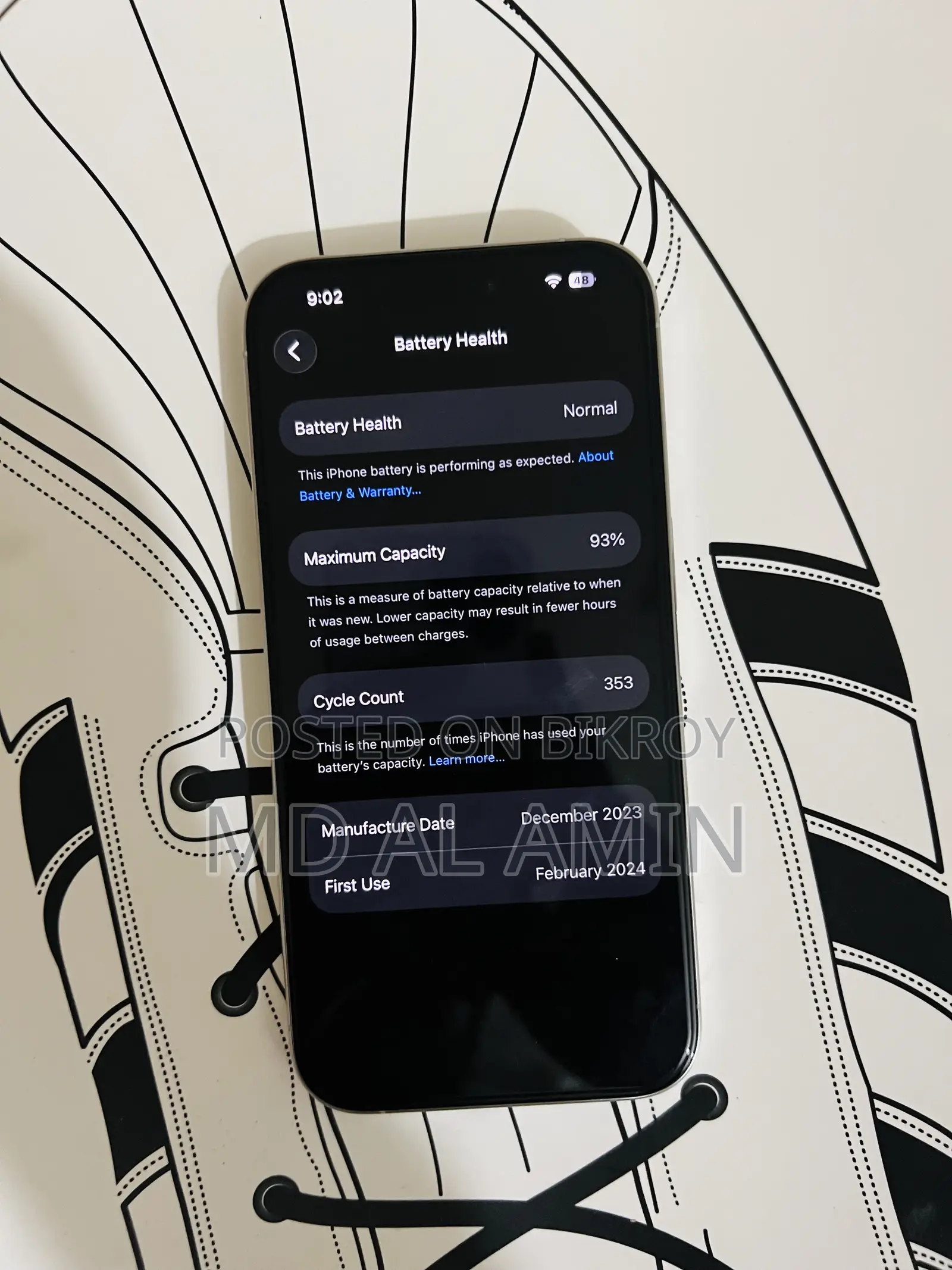 New Apple iPhone 15 Pro 128 GB White
