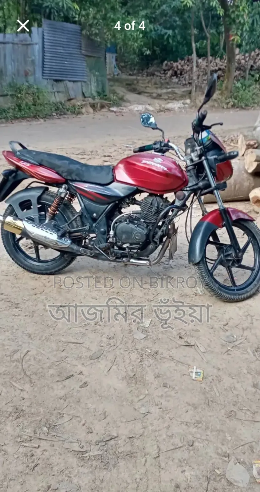 Bajaj XCD 135 2008 Red