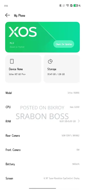 Infinix Hot 60 Pro+ 128 GB Blue
