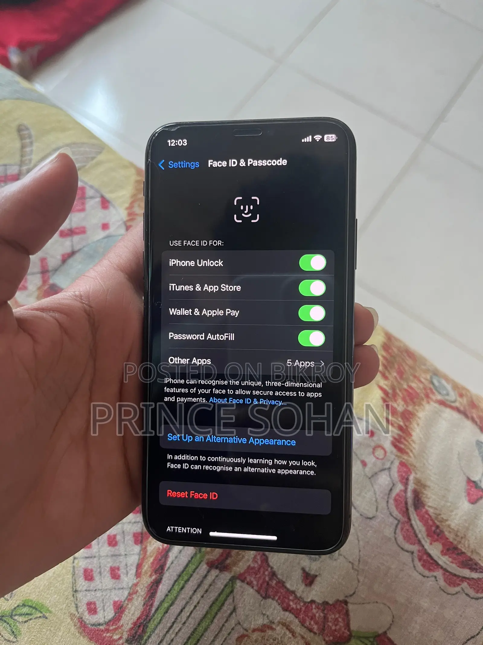 Apple iPhone X 256 GB Black