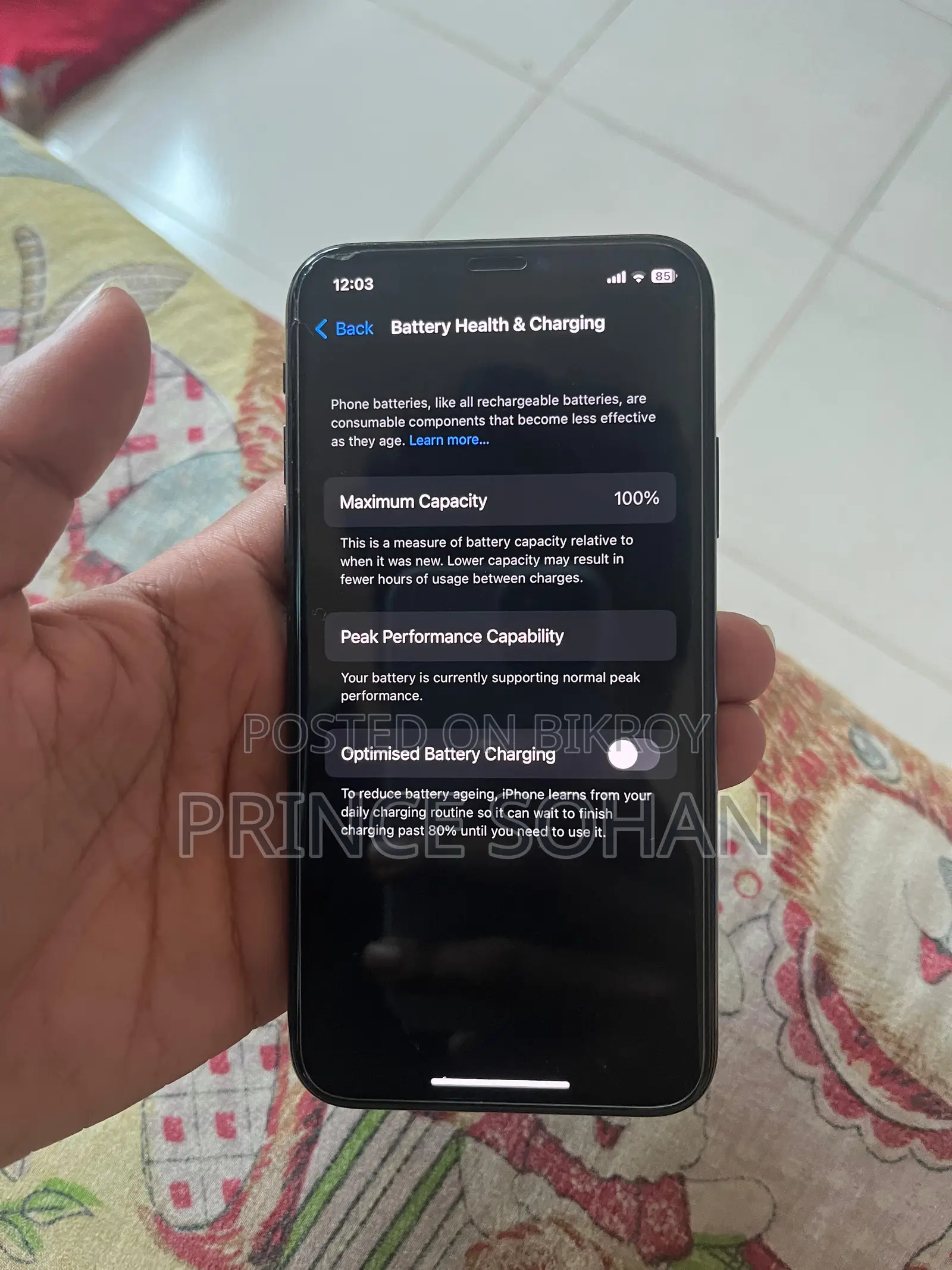 Apple iPhone X 256 GB Black