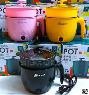 Electric Cooking Pot – Double Layer Non-Stick Mini Rice Cooker