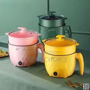 Electric Cooking Pot – Double Layer Non-Stick Mini Rice Cooker