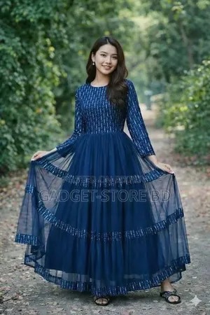 Eid Special Gown Two Piece (Gown + Orna)