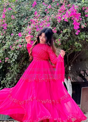 Eid Special Gown Two Piece (Gown + Orna)