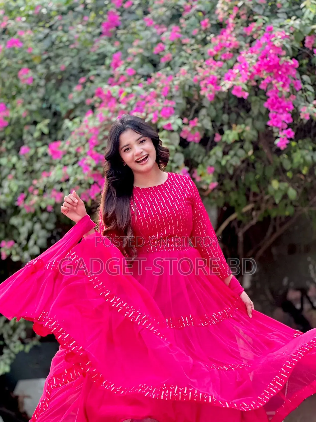 Eid Special Gown Two Piece (Gown + Orna)