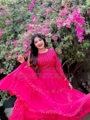 Eid Special Gown Two Piece (Gown + Orna)