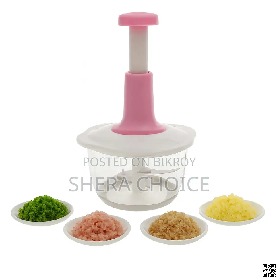 Manual Push Type Food Chopper – 1.5l Large Capacity Kitchen Helper