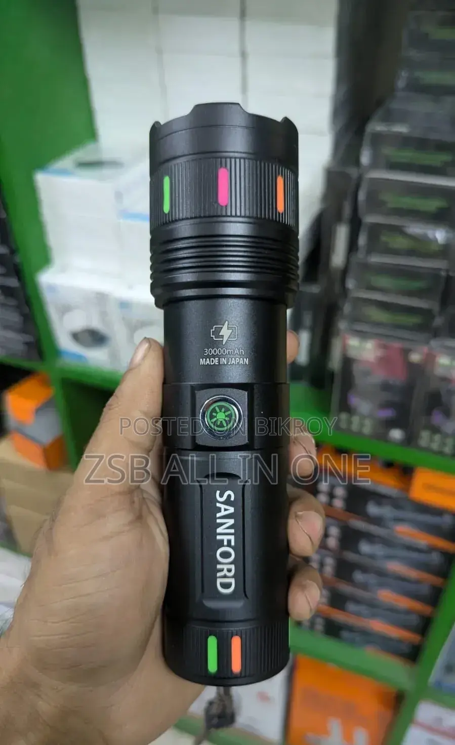 Sanford Japan White Laser With Led Torch Light 30000mAh