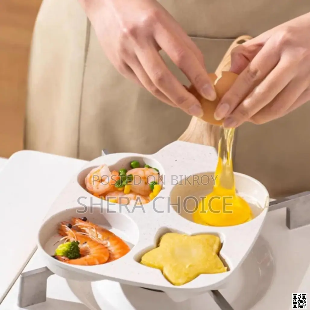 4-in-1 Non-stick Breakfast Frying Pan – Complete Breakfast in One Pan