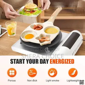 4-in-1 Non-stick Breakfast Frying Pan – Complete Breakfast in One Pan