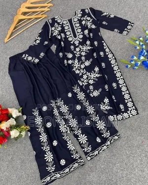 2-piece Embroidered Fabric Set