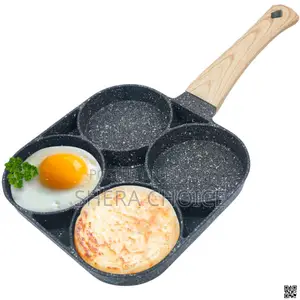 4-in-1 Non-stick Breakfast Frying Pan – এক প্যানে পুরো সকালের নাশতা!